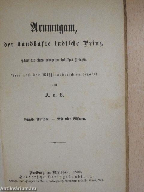 Arumugam, der standhafte indische Prinz (gótbetűs)