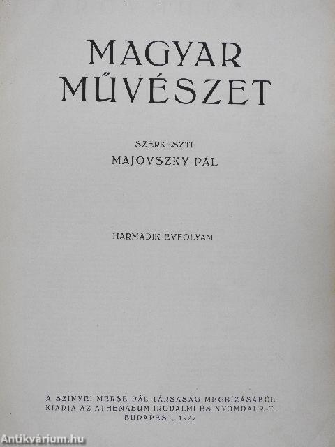 Magyar Művészet 1927/1-10.