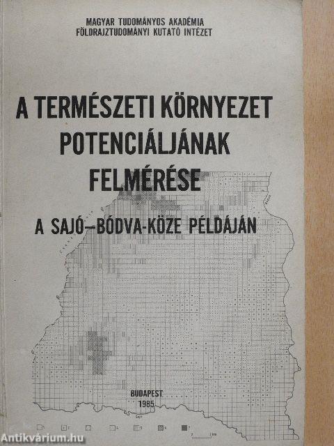 A természeti környezet potenciáljának felmérése