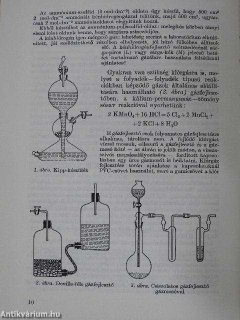 A minőségi kémiai analízis alapjai I-II.