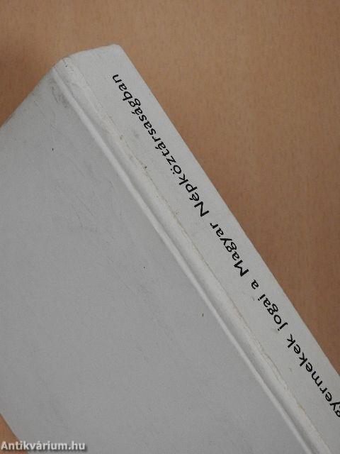 A gyermekek jogai a Magyar Népköztársaságban