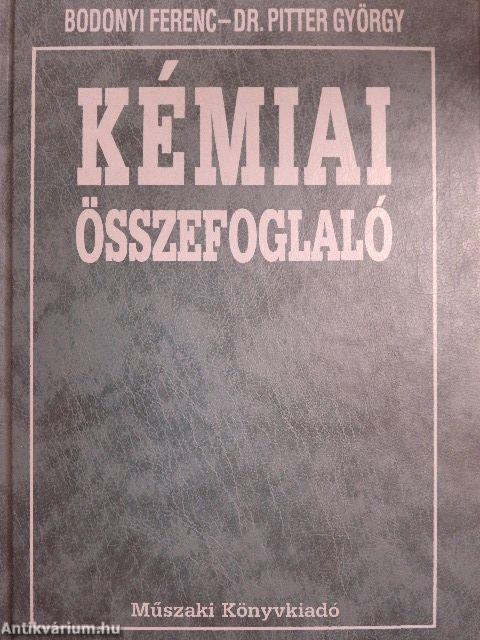 Kémiai összefoglaló