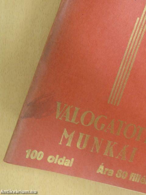 Garay János válogatott munkái