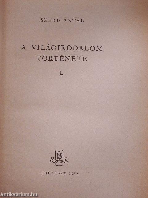 A világirodalom története I-II.