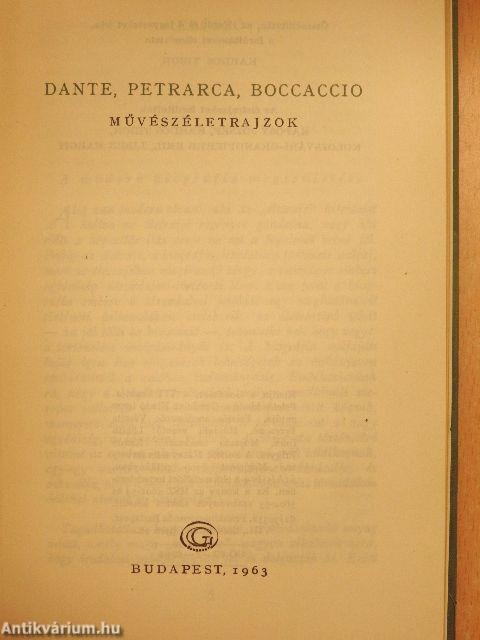 Dante, Petrarca, Boccaccio