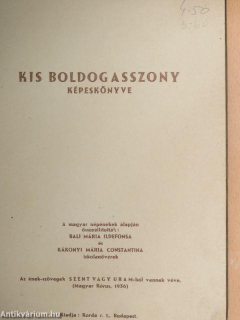 Kis Boldogasszony képeskönyve