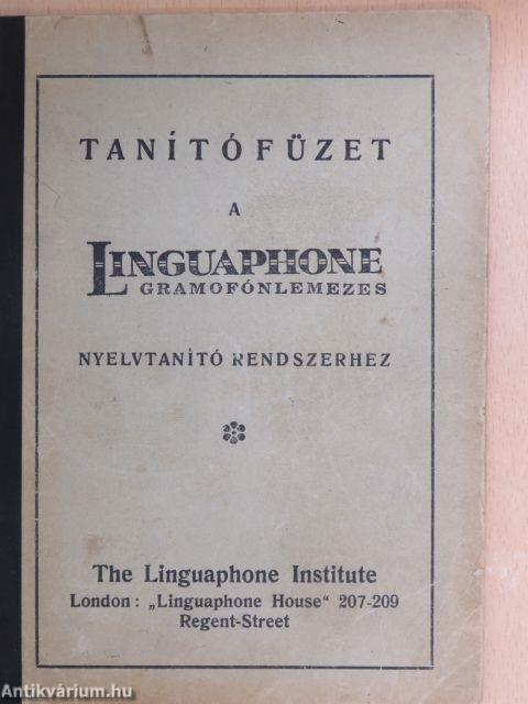 Tanítófüzet a Linguaphone gramofónlemezes nyelvtanító rendszerhez