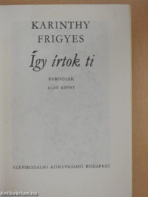 Így írtok ti 1-2.