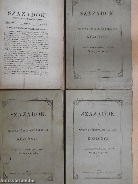 Századok 1867/1-4.