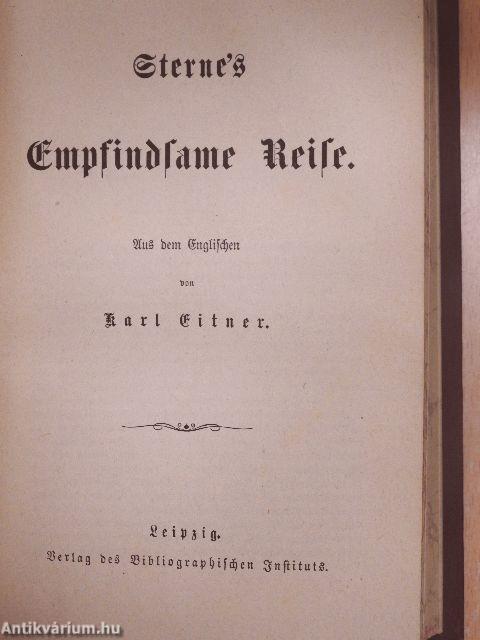 Leopardi's Gedichte/Empfindsame Reise/Die Lusiaden (gótbetűs)