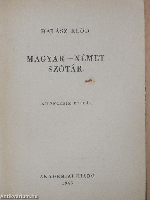 Magyar-német szótár