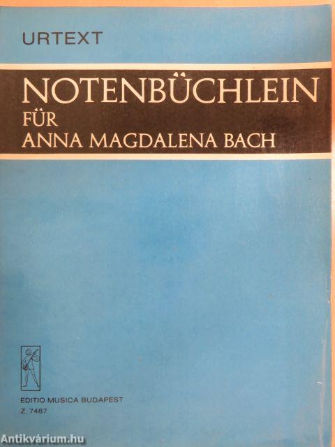 Notenbüchlein für Anna Magdalena Bach