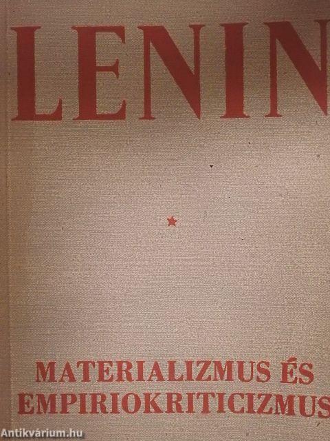 Materializmus és empiriokriticizmus