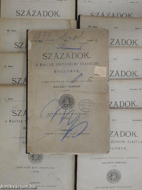 Századok 1877. január-deczember