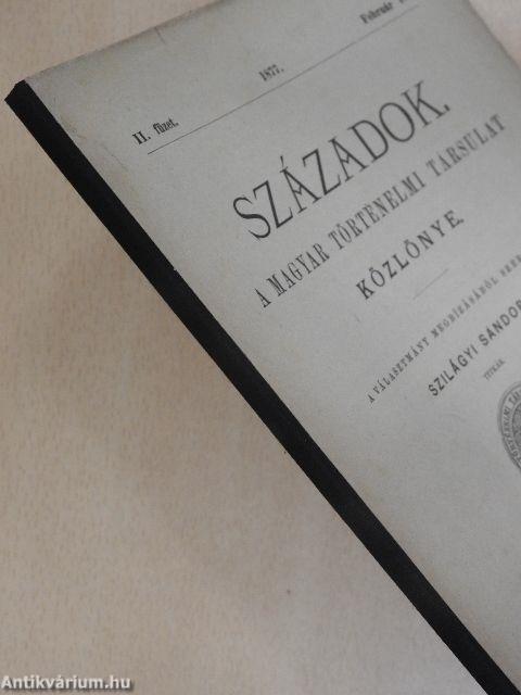 Századok 1877. január-deczember