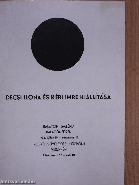Decsi Ilona és Kéri Imre kiállítása