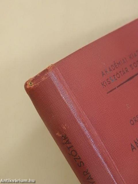 Angol-magyar szótár