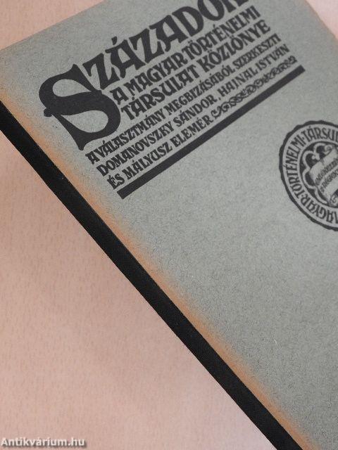 Századok 1935. január-december