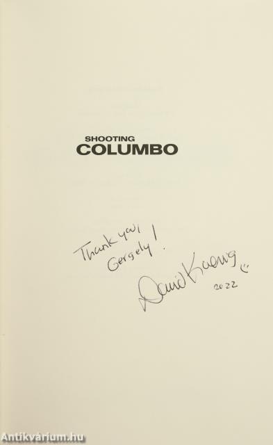 Shooting Columbo (dedikált példány)
