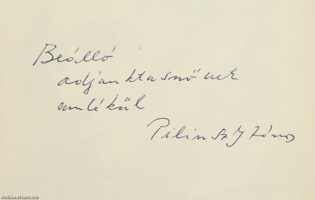 Kráter (dedikált példány)