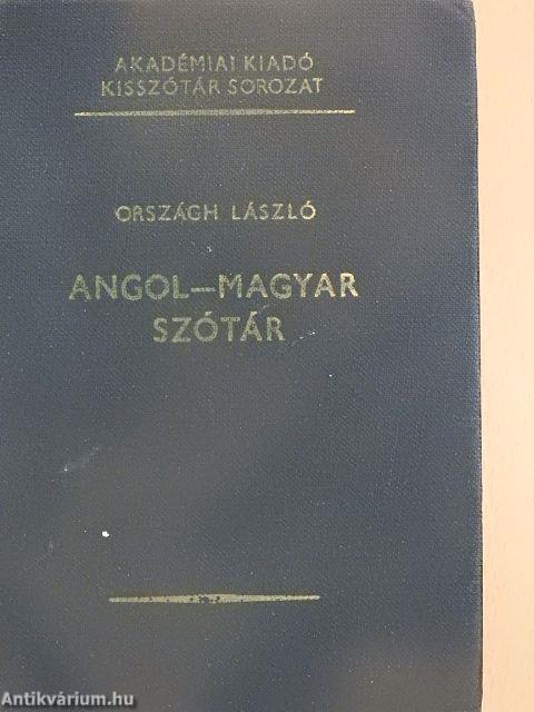 Angol-magyar szótár