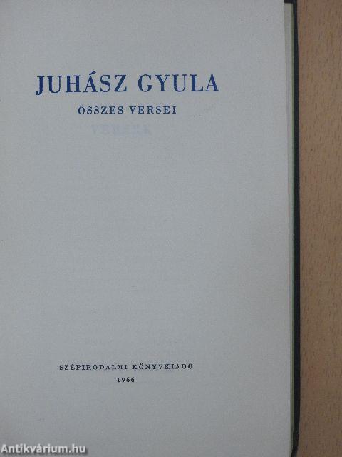 Juhász Gyula összes versei I-II.