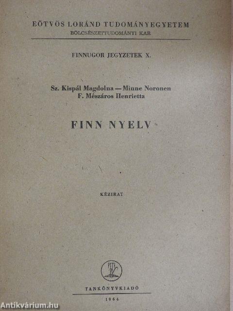 Finn nyelv