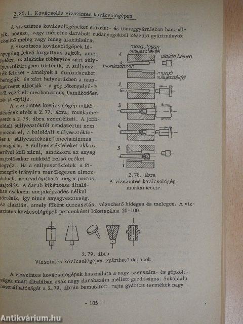 Anyagismeret és technológia II.