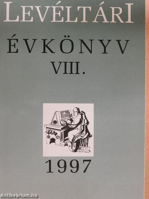 Levéltári évkönyv VIII.