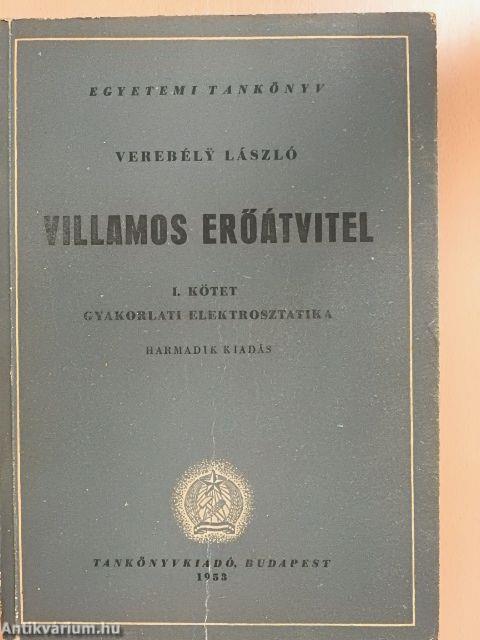 Villamos erőátvitel I.