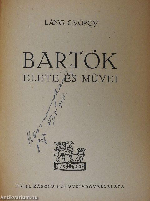 Bartók élete és művei