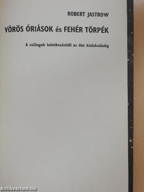 Vörös óriások és fehér törpék