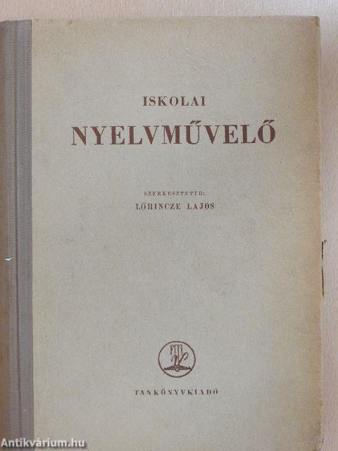 Iskolai nyelvművelő