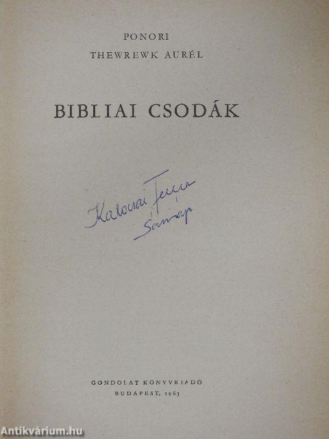 Bibliai csodák