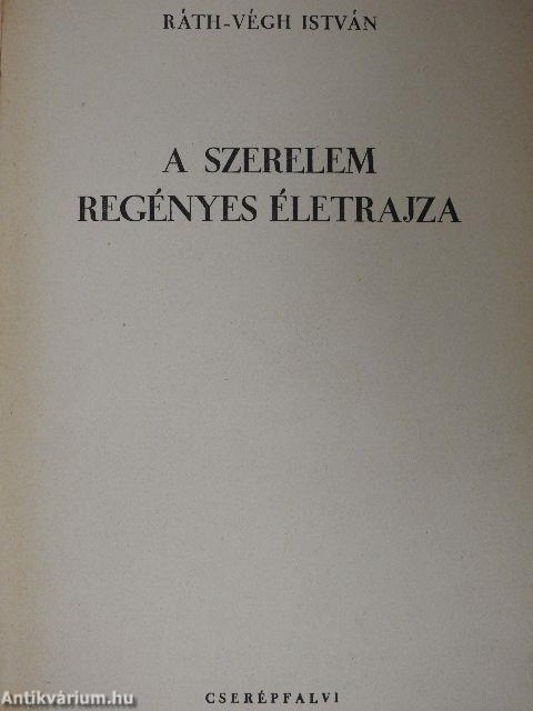 A szerelem regényes életrajza