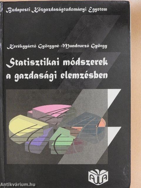 Statisztikai módszerek a gazdasági elemzésben