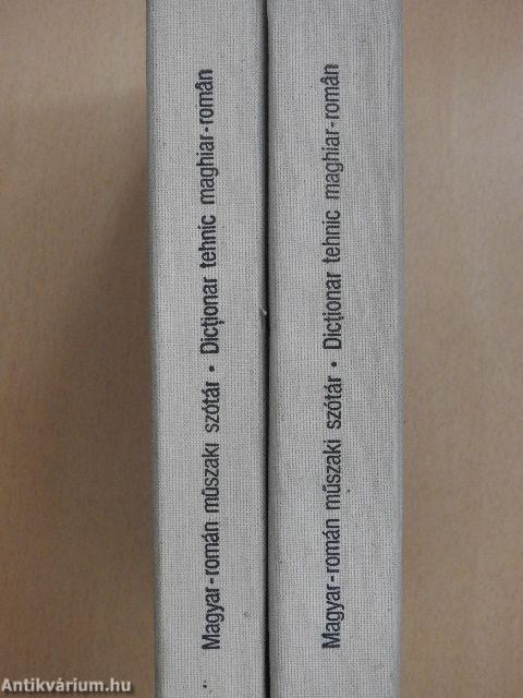 Magyar-román műszaki szótár 1-2.