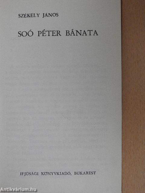 Soó Péter bánata