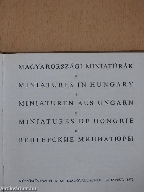 Magyarországi miniatúrák