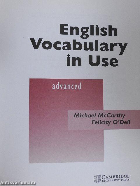 English Vocabulary in Use - Advanced