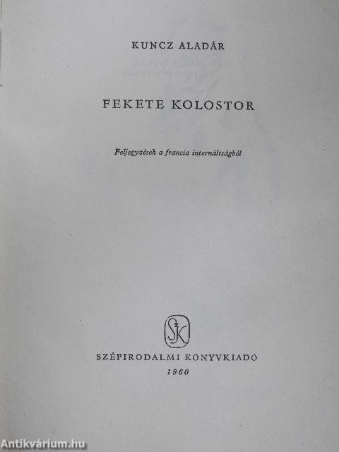 Fekete kolostor