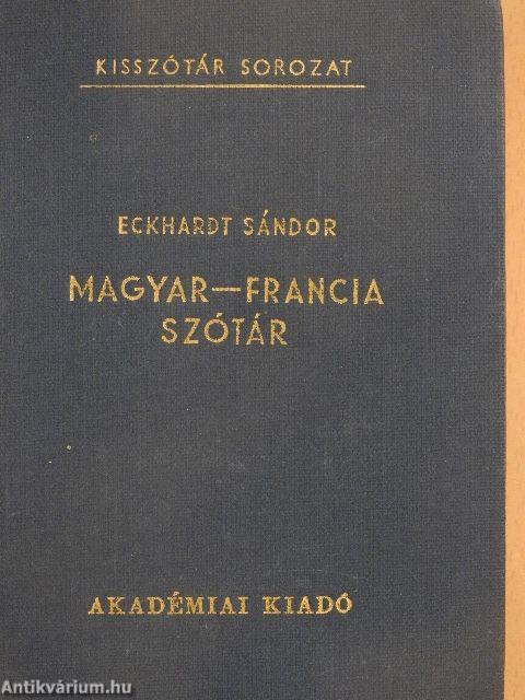 Magyar-francia szótár
