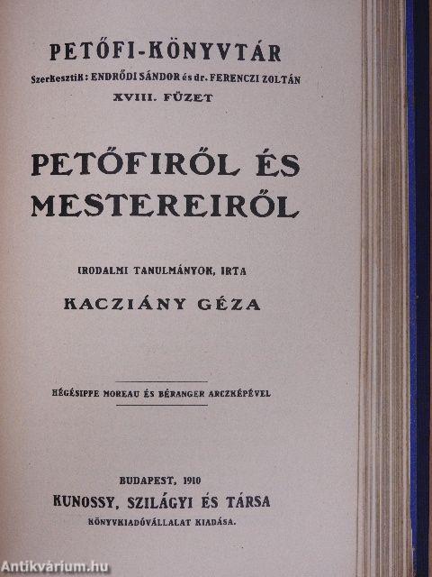 Petőfi István versei/Petőfiről és mestereiről