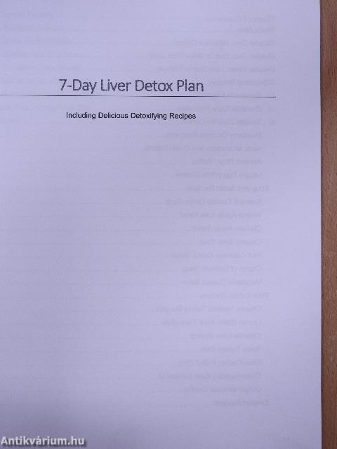 7-Day Liver Detox Plan