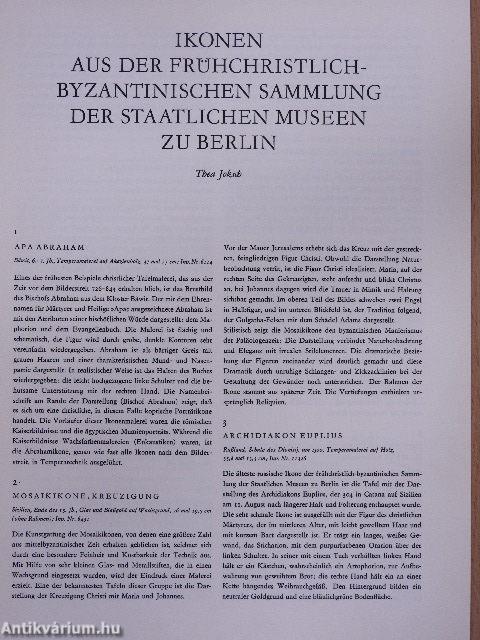 Ikonen aus der Frühchristlichbyzantinischen Sammlung der Staatlichen Museen zu Berlin