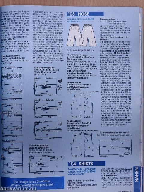 Burda Moden Juli 1991