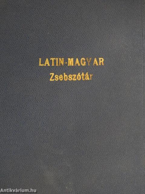 Latin-magyar zsebszótár I-II.