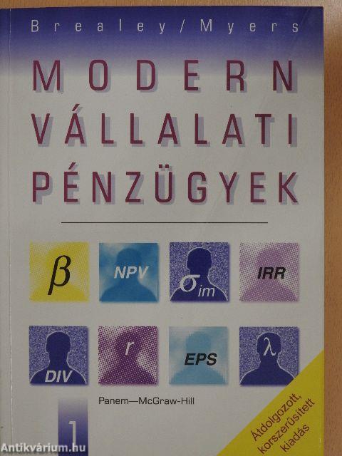 Modern vállalati pénzügyek 1.