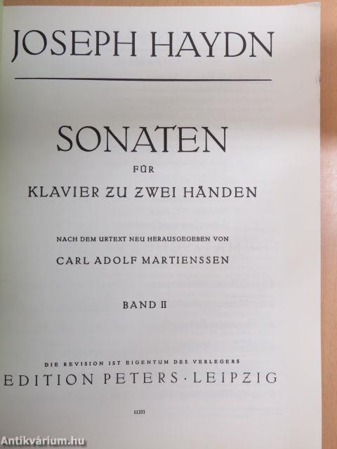 Sonaten für Klavier zu zwei Händen II.