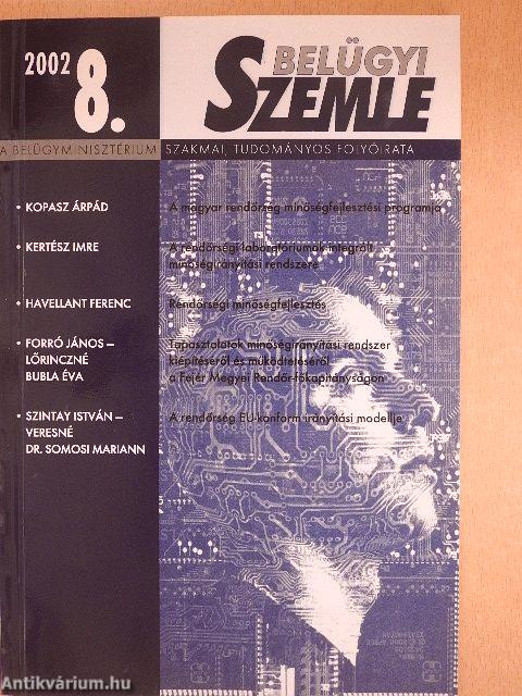 Belügyi Szemle 2002/8.